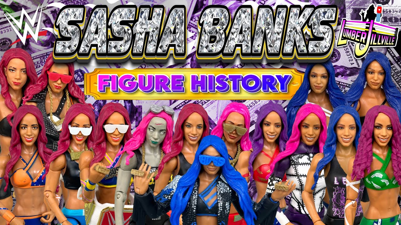 Sasha Banks WWE Figure History! Women’s Wrestling Figures