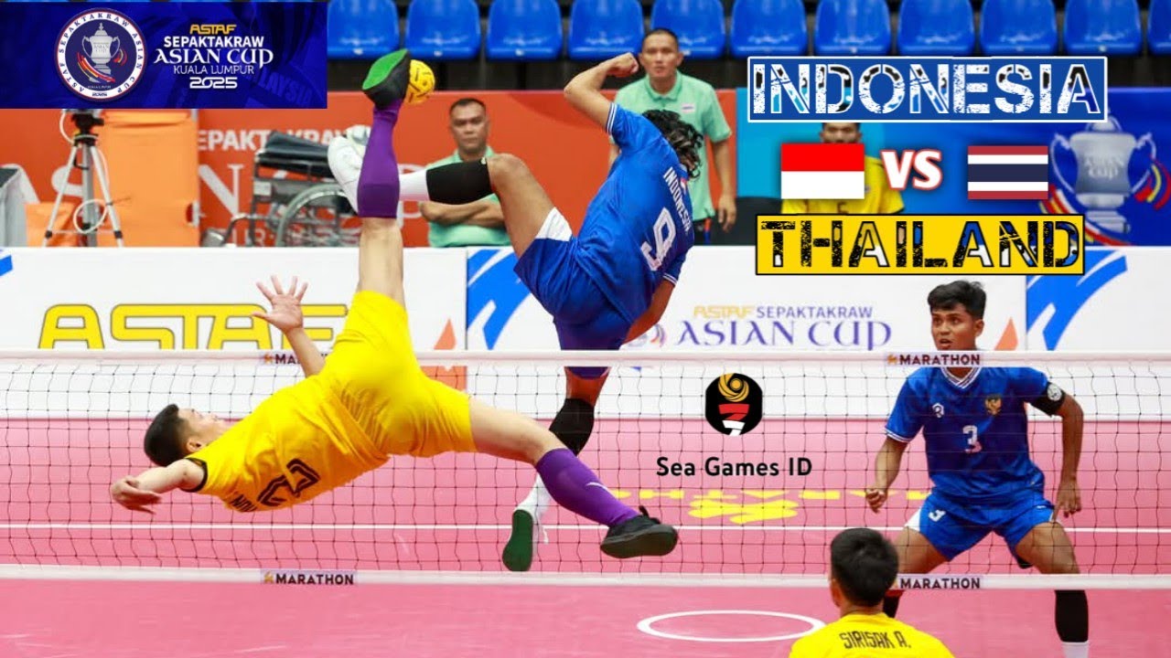 SEMI FINAL Indonesia (INA) vs Thailand (THA) | Sepak Takraw ASIAN CUP 2025