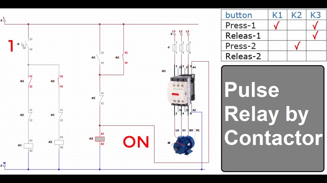 Pulse Relay by contactor