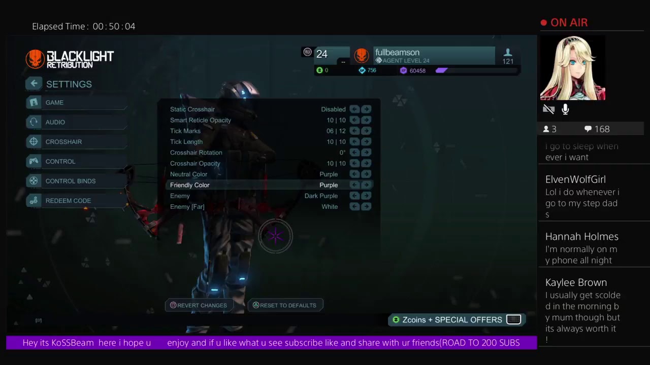 Blacklight     road to 200 subscribers