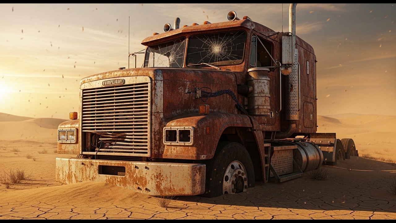 Restoration of 1984 Freightliner Semi Truck#OptimusPrime #FreightlinerFL86 #SemiTruckRest
