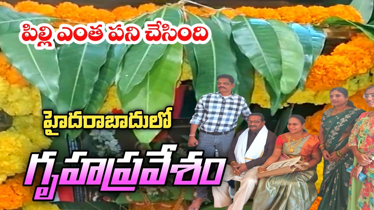 పిల్లి పని చేసింది | మేము ఫంక్షన్ కి వెళ్ళాము | హైదరాబాదులో గృహప్రవేశం | Gruhapravesham | Vlog