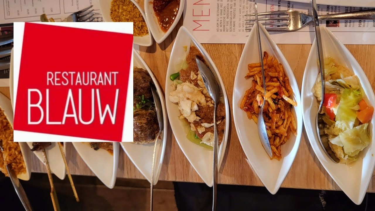 [1 min] Amsterdam - Restaurant Blauw: The Only Indonesian on the Time Out's 2024 Amsterdam List