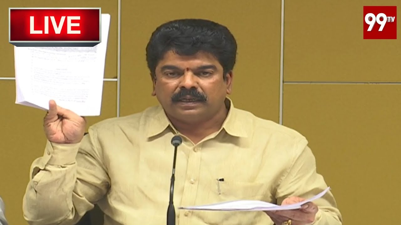 LIVE | TDP Leaders Bonda Uma Maheswara Rao Pressmeet LIVE | 99 TV Telugu