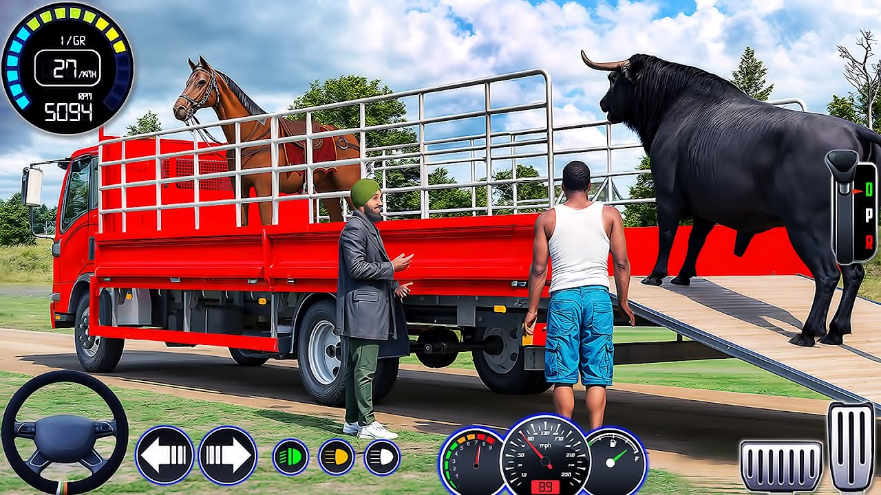Real Cargo Truck Zoo Transporter Driving - Farm Animal Truck Transport Simulator - Android GamePlay