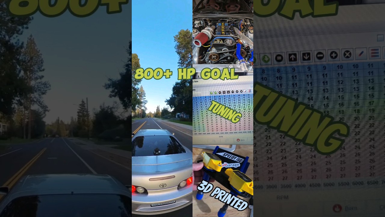 3D Printed Parts 💪❤️🔥 #supra #mkivsupra #car #3dprinting