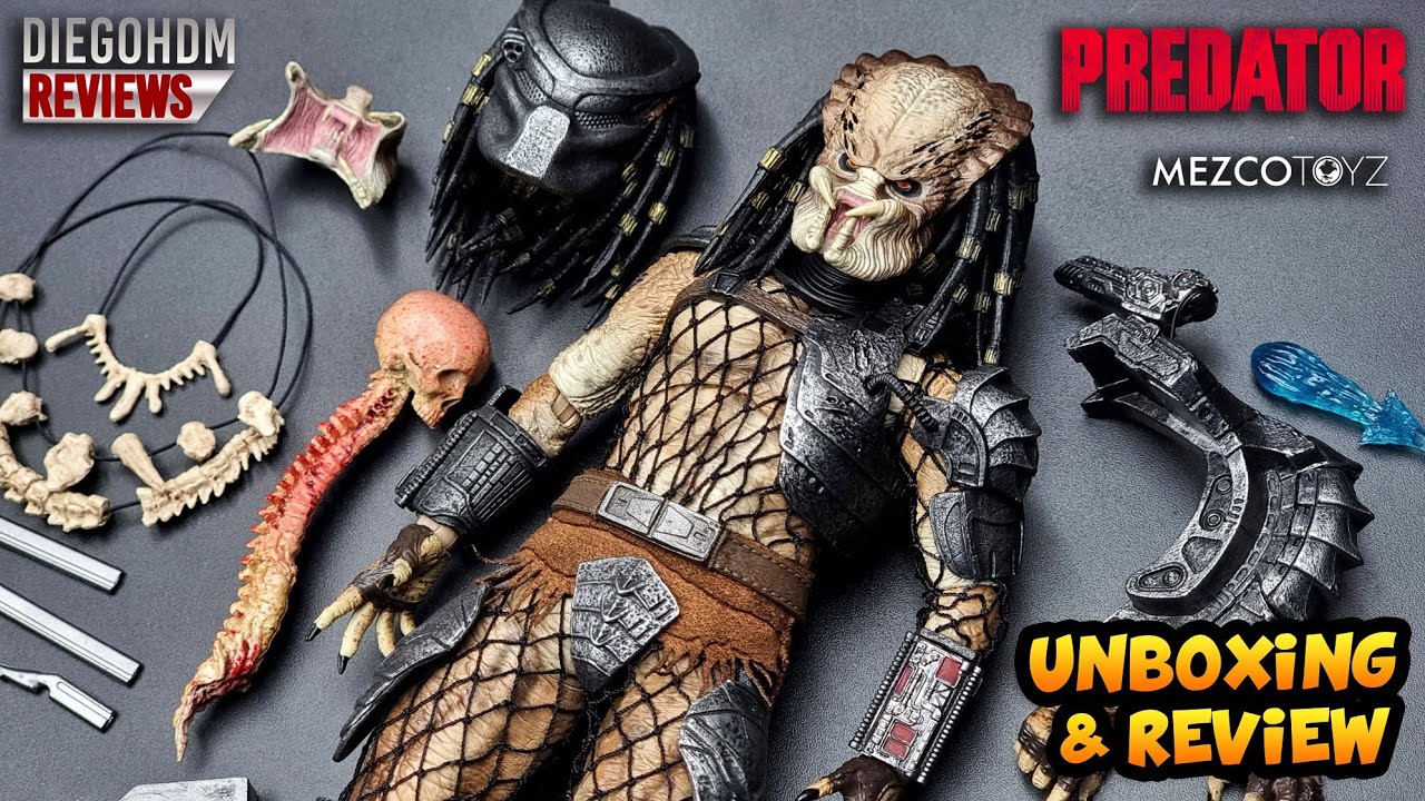 PREDADOR Mezco Predator Unboxing e Review BR / DiegoHDM