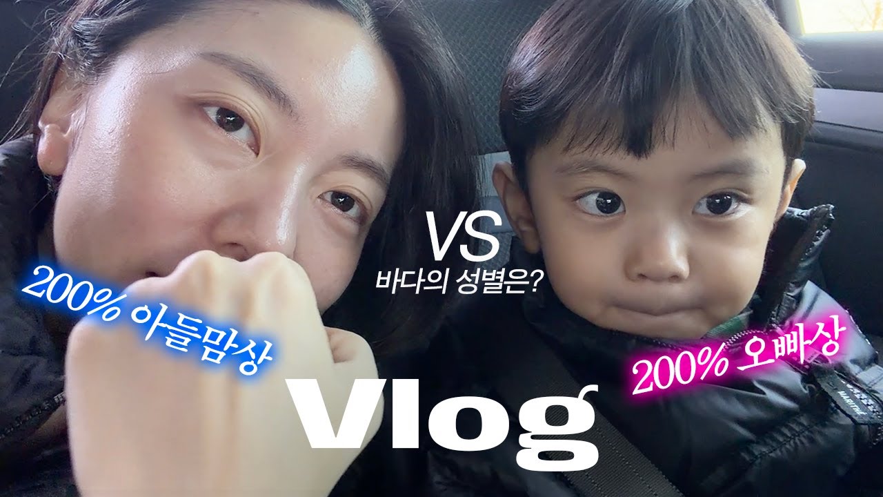 임신 16주차🌊 본격 바다의 성별은? 아들맘상과 오빠상의 대결🤺 남편이 준비한 젠더리빌, 친구들 반응, 와중에 연말은 바쁜 워킹맘🖥️