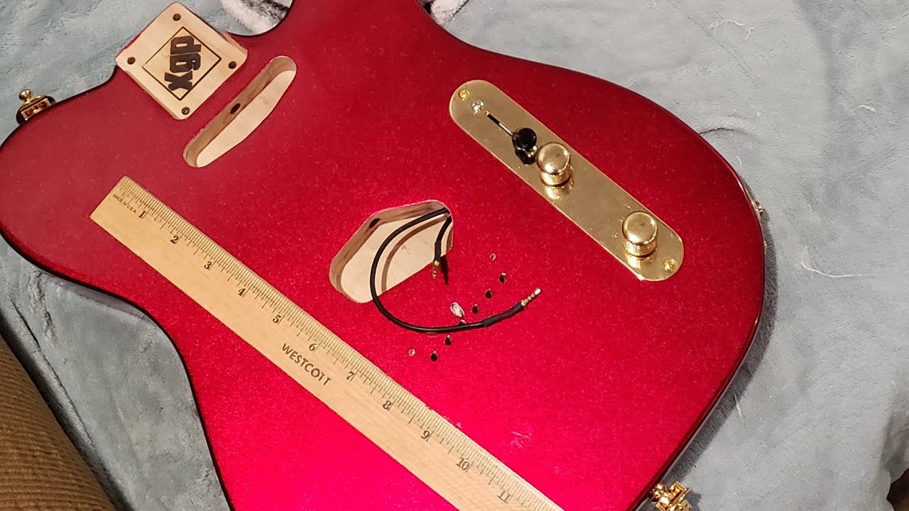 Custom Telecaster Build GFS XGP Guitarfetish.com - The Harvey Nolecaster