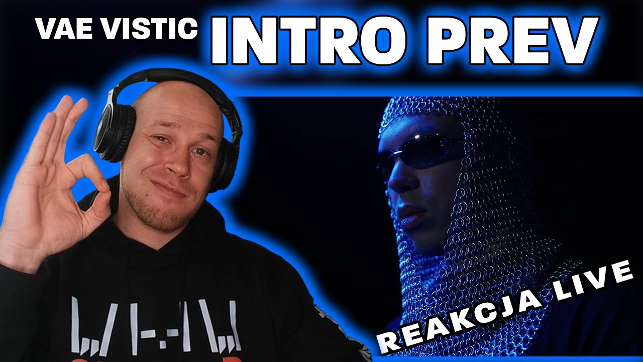 Metal słucha rapu🎧VAE VISTIC - INTRO PREV🎧SkopzzoR REAKCJA LIVE