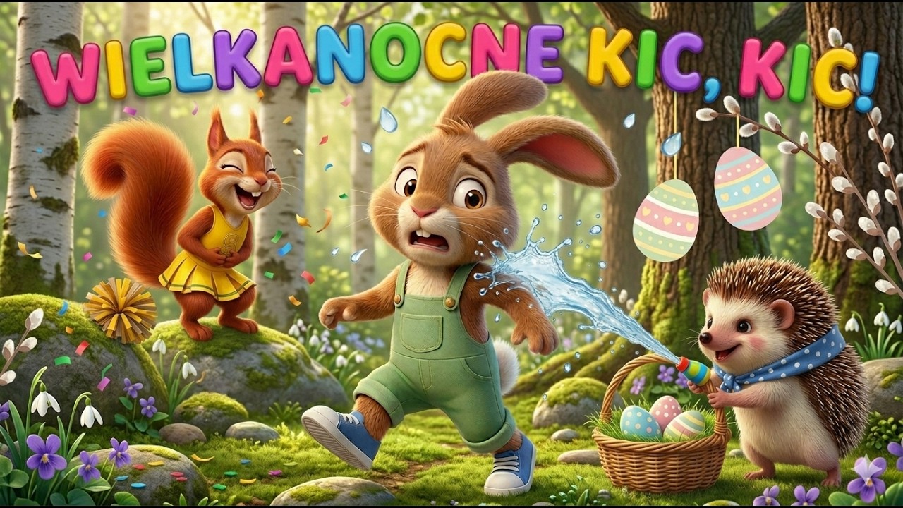  Pucek i Przyjaciele - Wielkanocne Kic, Kic! 🐰💦 Śmigus-Dyngus (Oficjalny Teledysk)