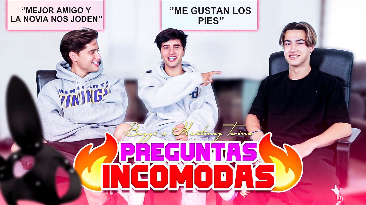 PREGUNTAS INCOMODAS A MARTINEZ TWINS😈Mejor amigo y la novia joden a Gemelos Martinez