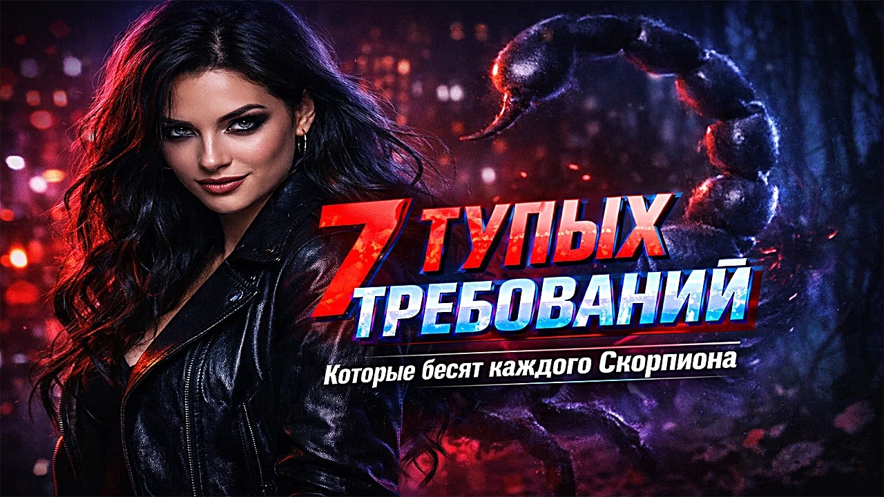 7 самых тупых требований к Скорпионам от других знаков