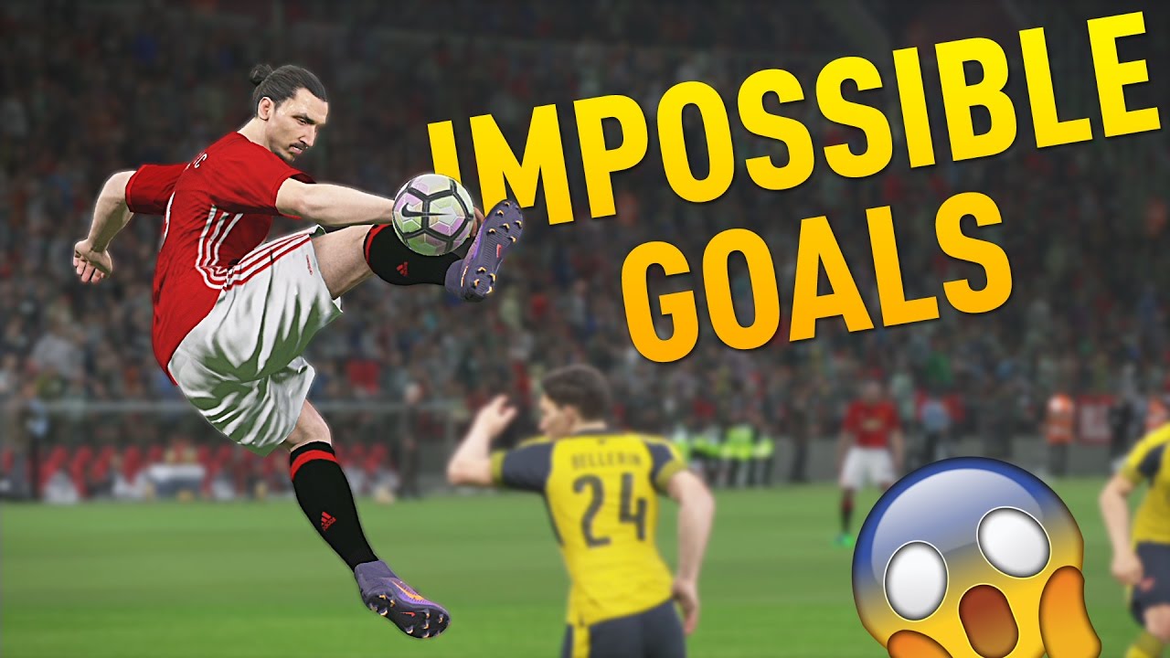 PES 2017 - IMPOSSIBLE GOALS COMPILATION ft. Zlatan Ibrahimovic