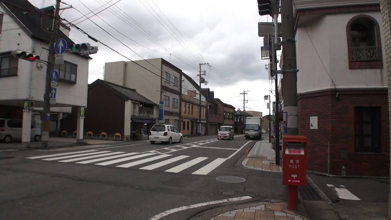 370号線 日方の街並み　和歌山県海南市