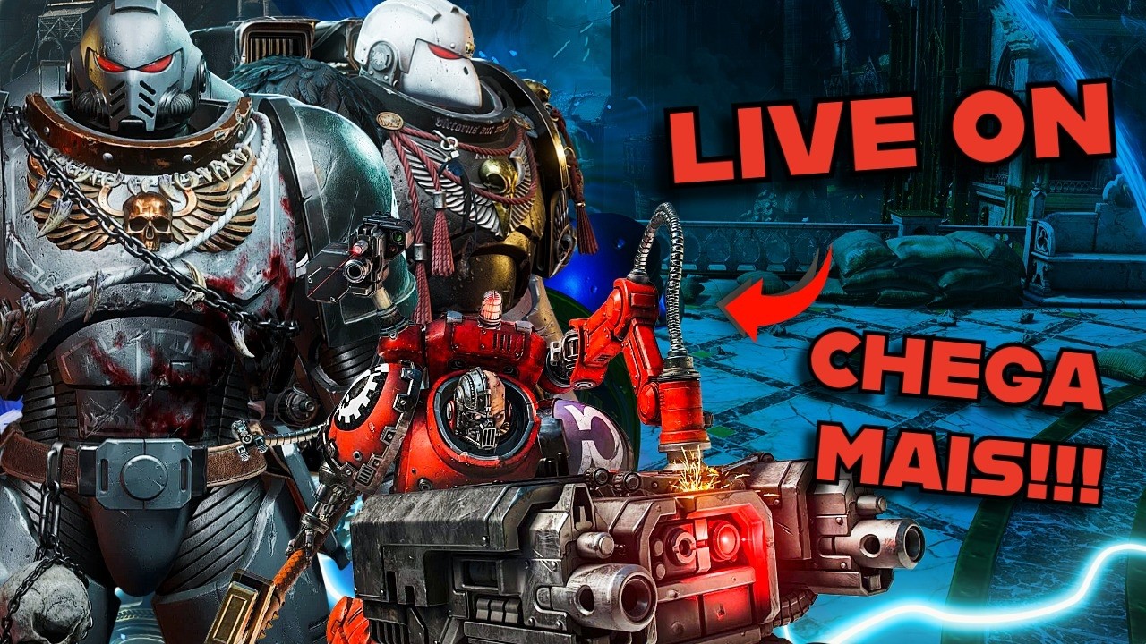 VEM PRA LIVE!!! DATA TECHMARINE REVELADA  e vamos de  SPACE MARINE 2 talvez um DARKTIDE!!!