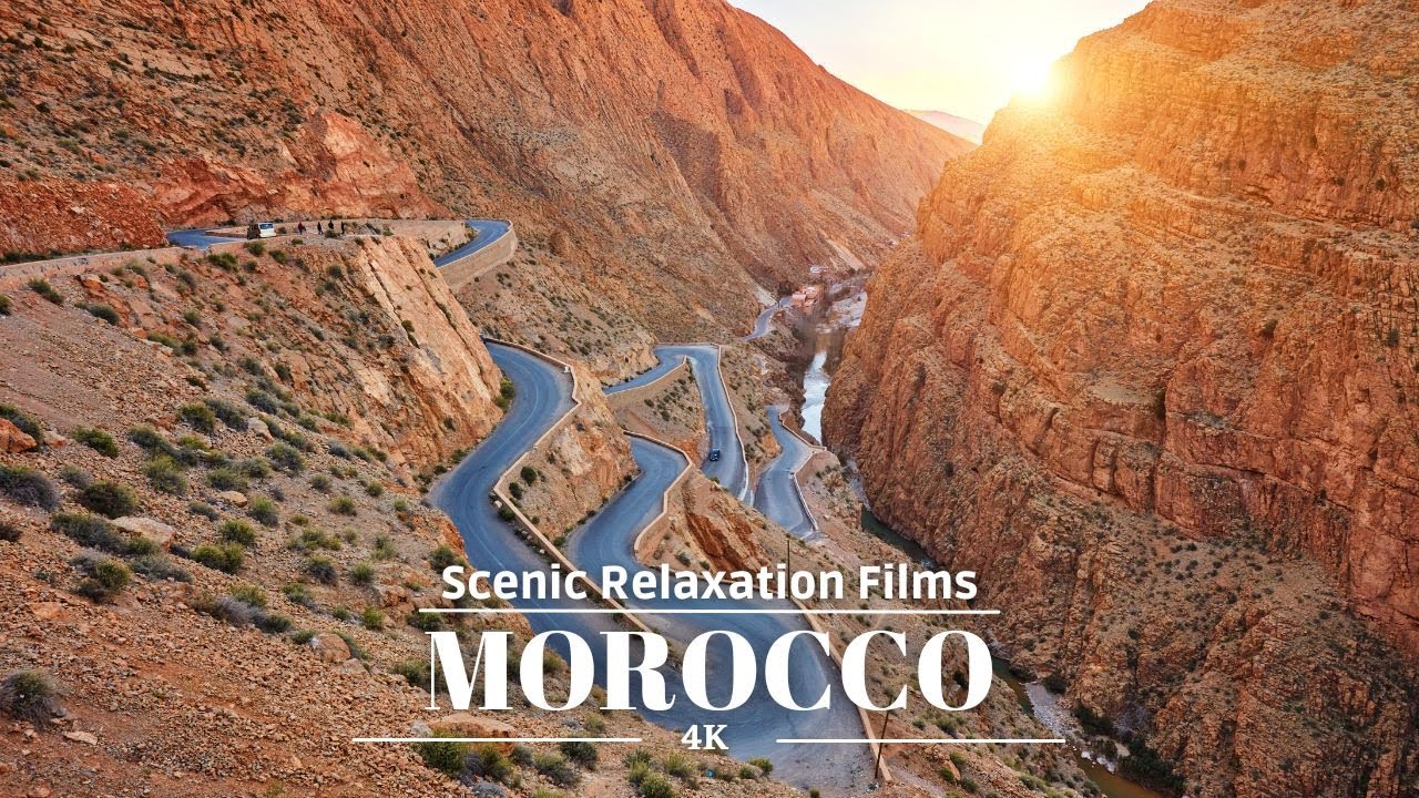 Марокко 4K — Полное расслабление, любуясь живописными видами