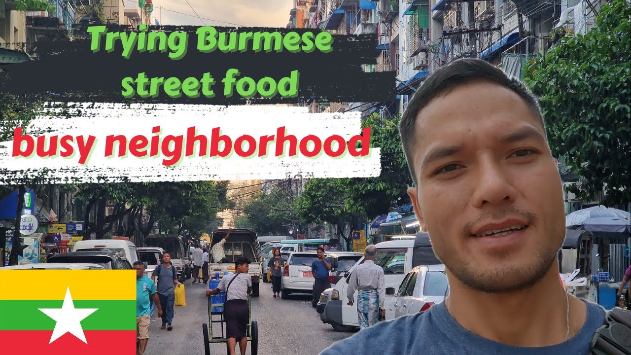 🇲🇲Exploring Yangon's busy neighborhood