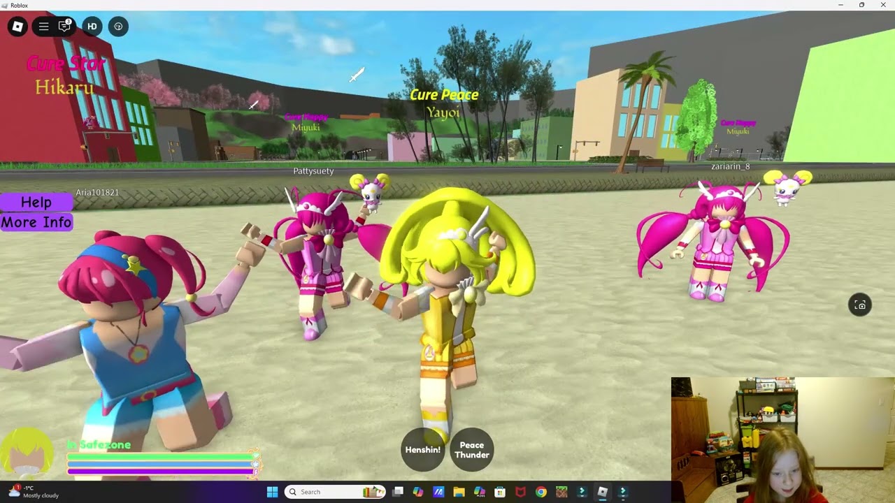 I played PreCure All Stars in Roblox
