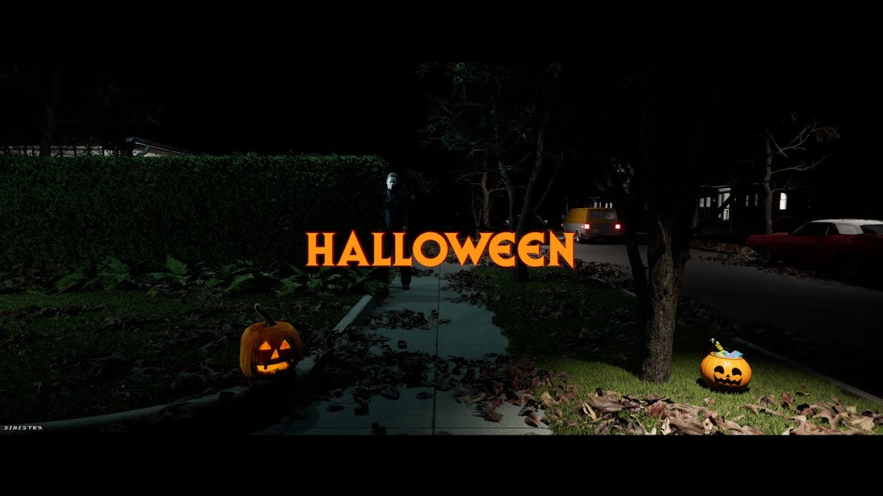 Halloween (1978) – The Hedge at Night | Michael Myers Horror Ambience