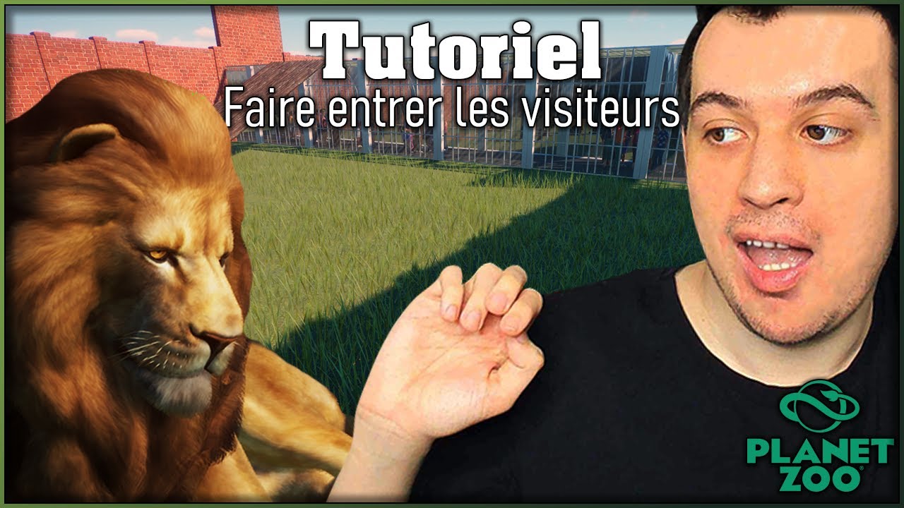 TUTORIEL PLANET ZOO - COMMENT FAIRE ENTRER LES VISITEURS DANS UN ENCLOS ?