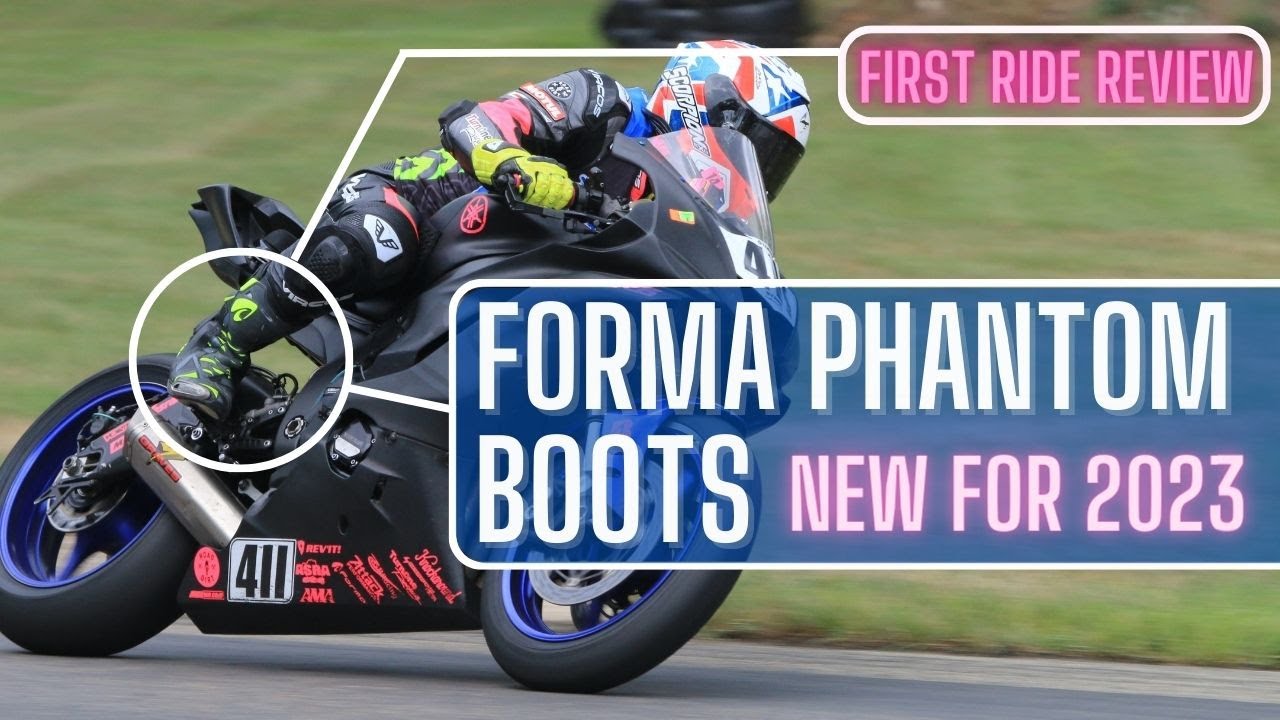 Finally! New Forma Phantom Motorcycle Road Race Boots | Review and Comparison | Ryhno Racing 2023