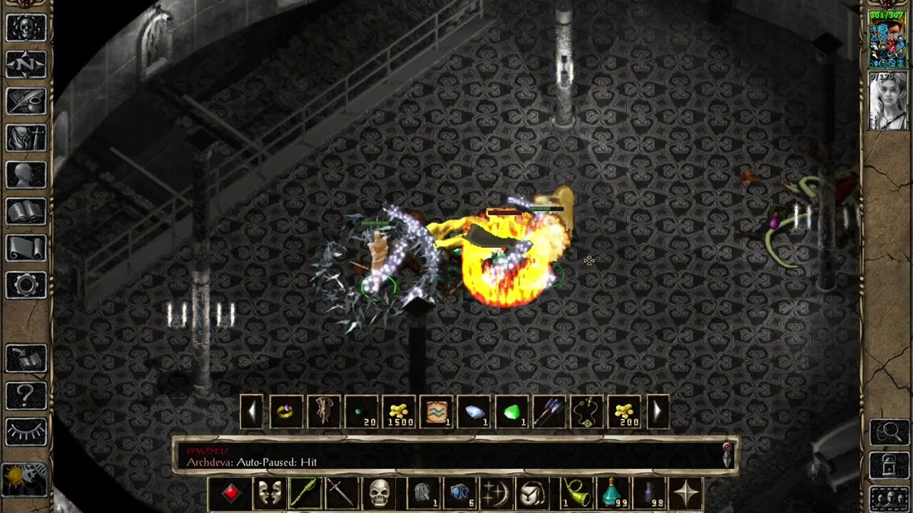 Baldur's Gate 2 [Improved Anvil Solo Insane] - Viper Queen & Guarded Compound