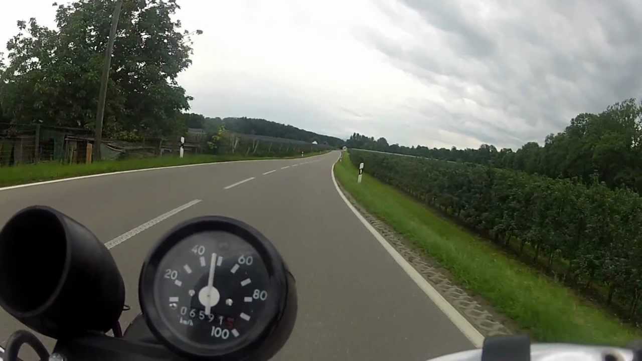 Simson S51 On-Board Ausfahrt