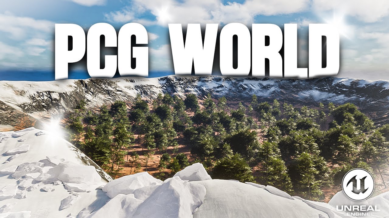 Как создать лес PCG в Unreal Engine (2026)