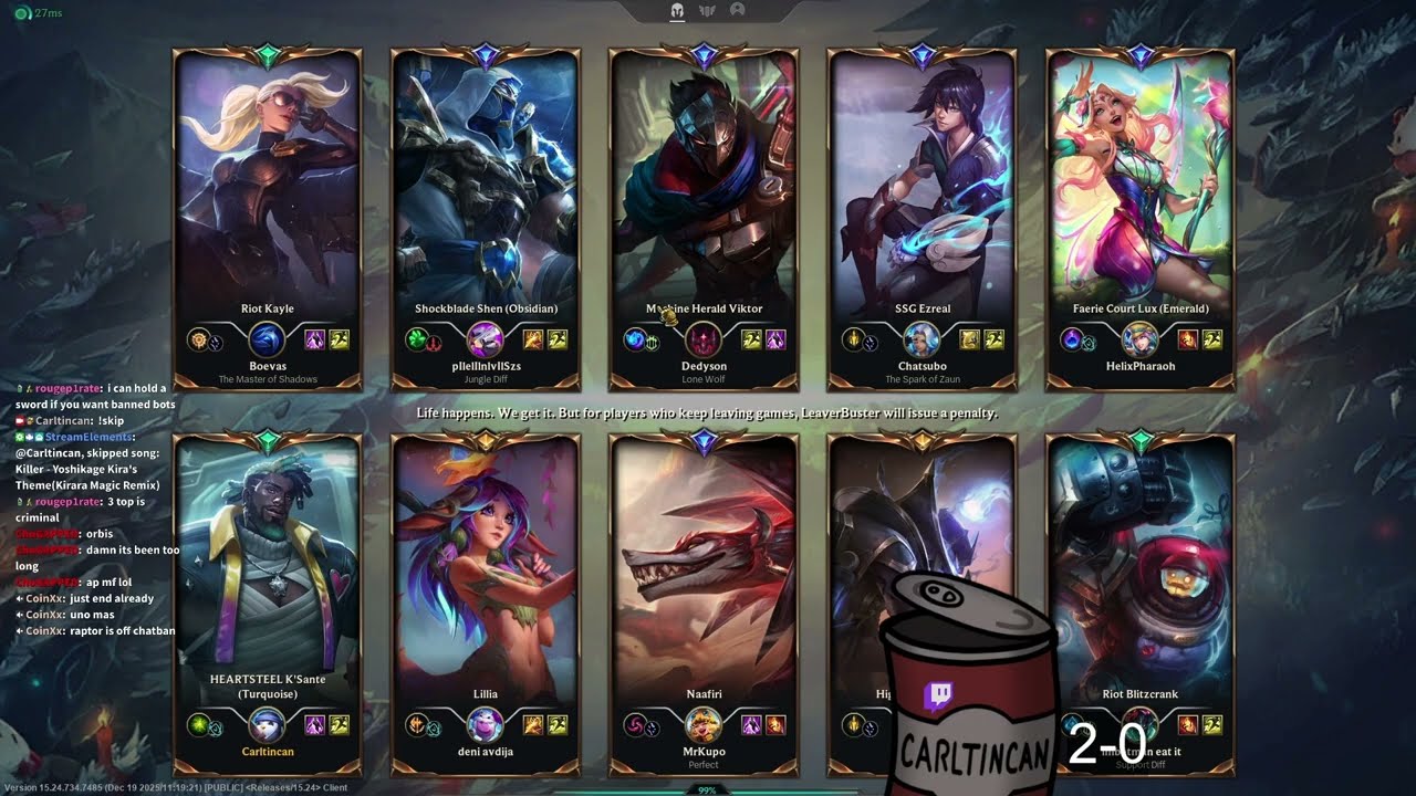 K'Sante vs Viktor | Gold | Dec. 20, 2025