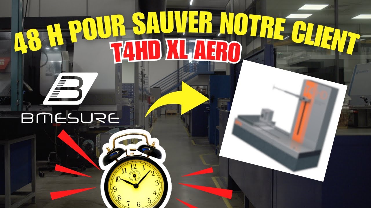 48H pour la précision – Machine de mesure de contour / rugosité T4HD XL AERO| MICRORECTIF x B MESURE