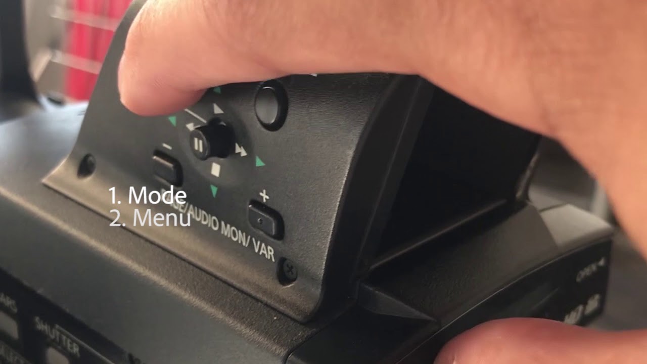 Setting up the P2 Panasonic Camera