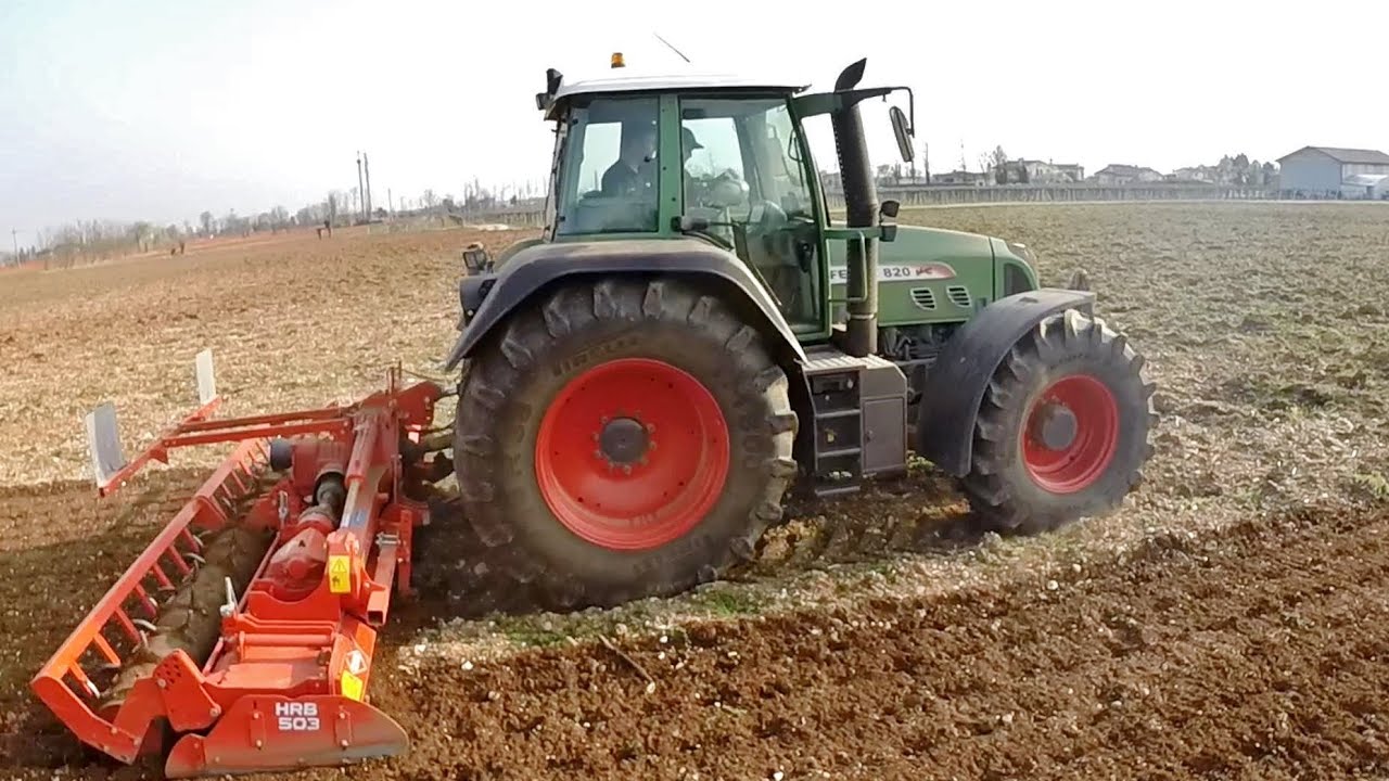 GoPro - Fendt 820 + KUHN HRB 503