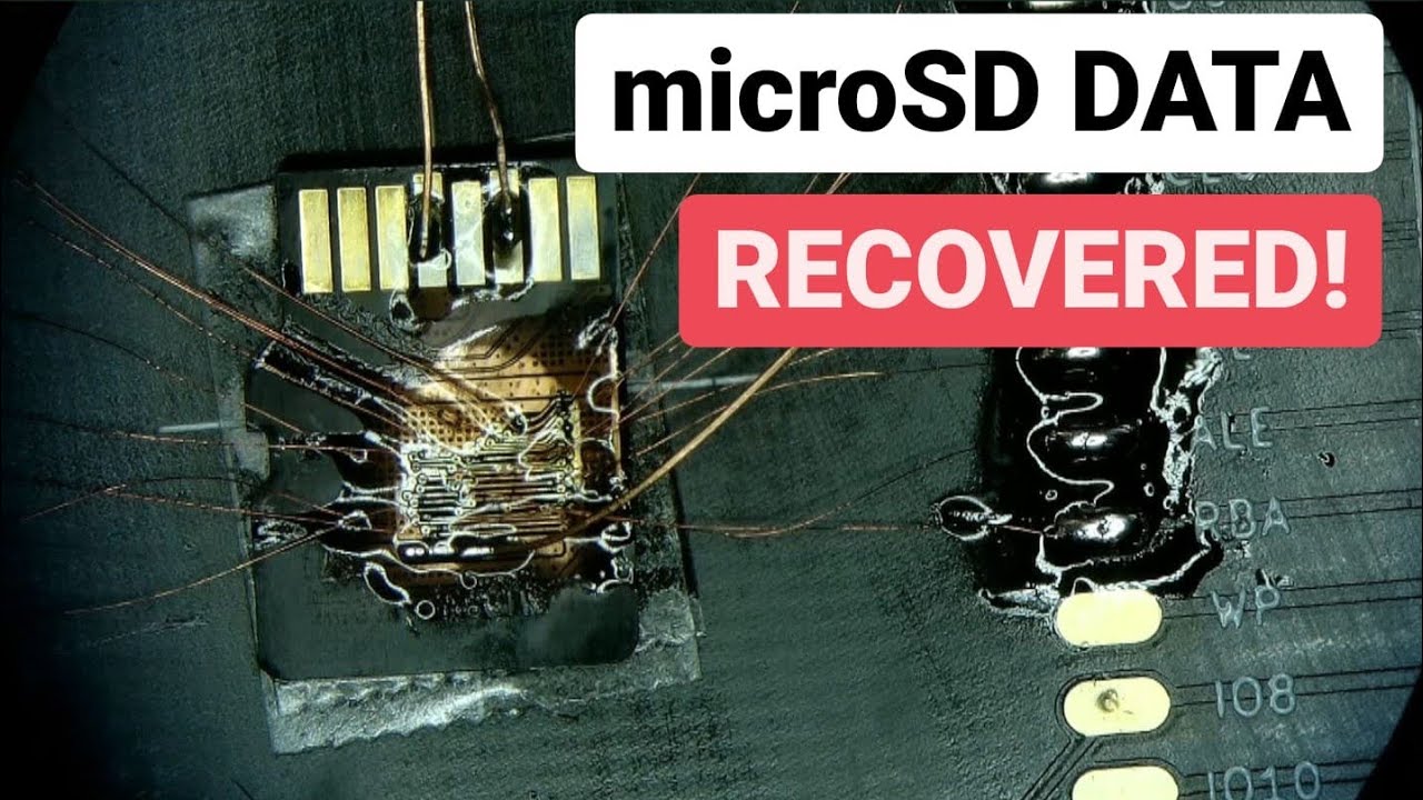 microSD died in the camera. Monolithic data recovery part 1