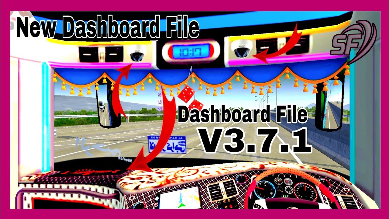 How To Dashboard File For Bus Simulator Indonesia v3.7.1 Ultra 4K Full HD Dashboard File For Bussid