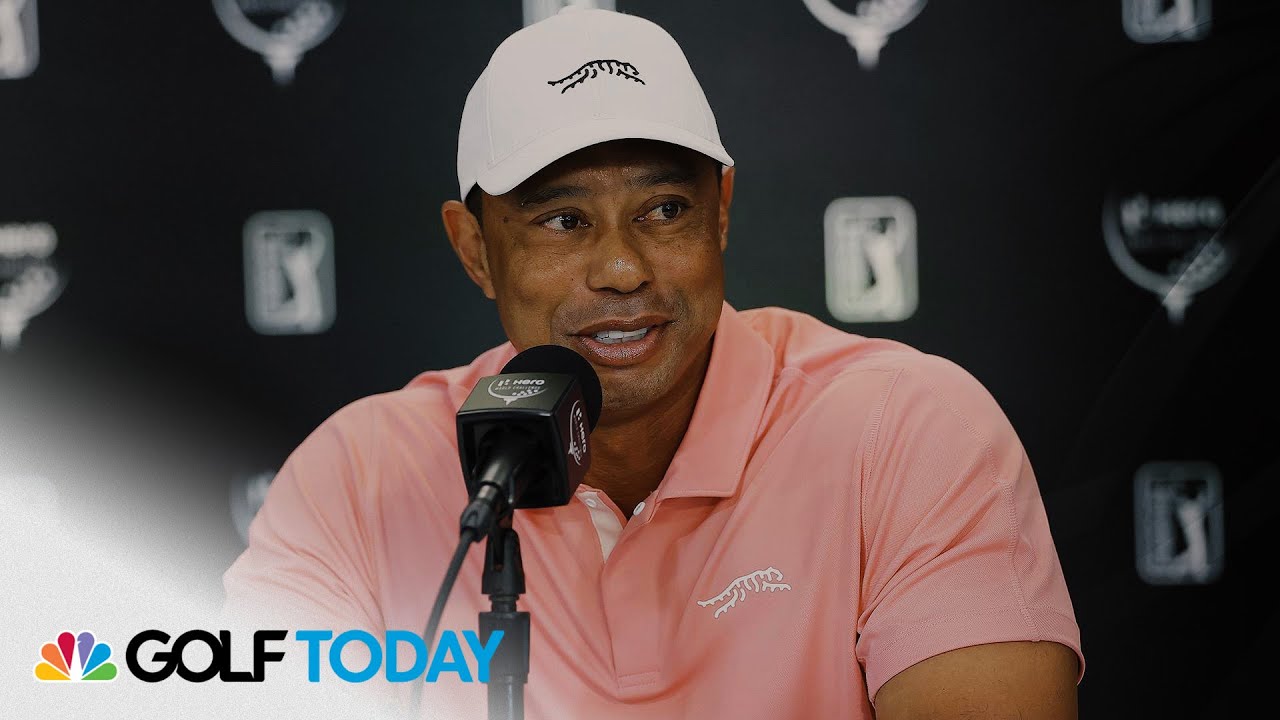 Dyskusja na temat potencjalnego wieku Tigera Woodsa po 50. roku życia w 2026 roku | Golf Today | Golf Channel