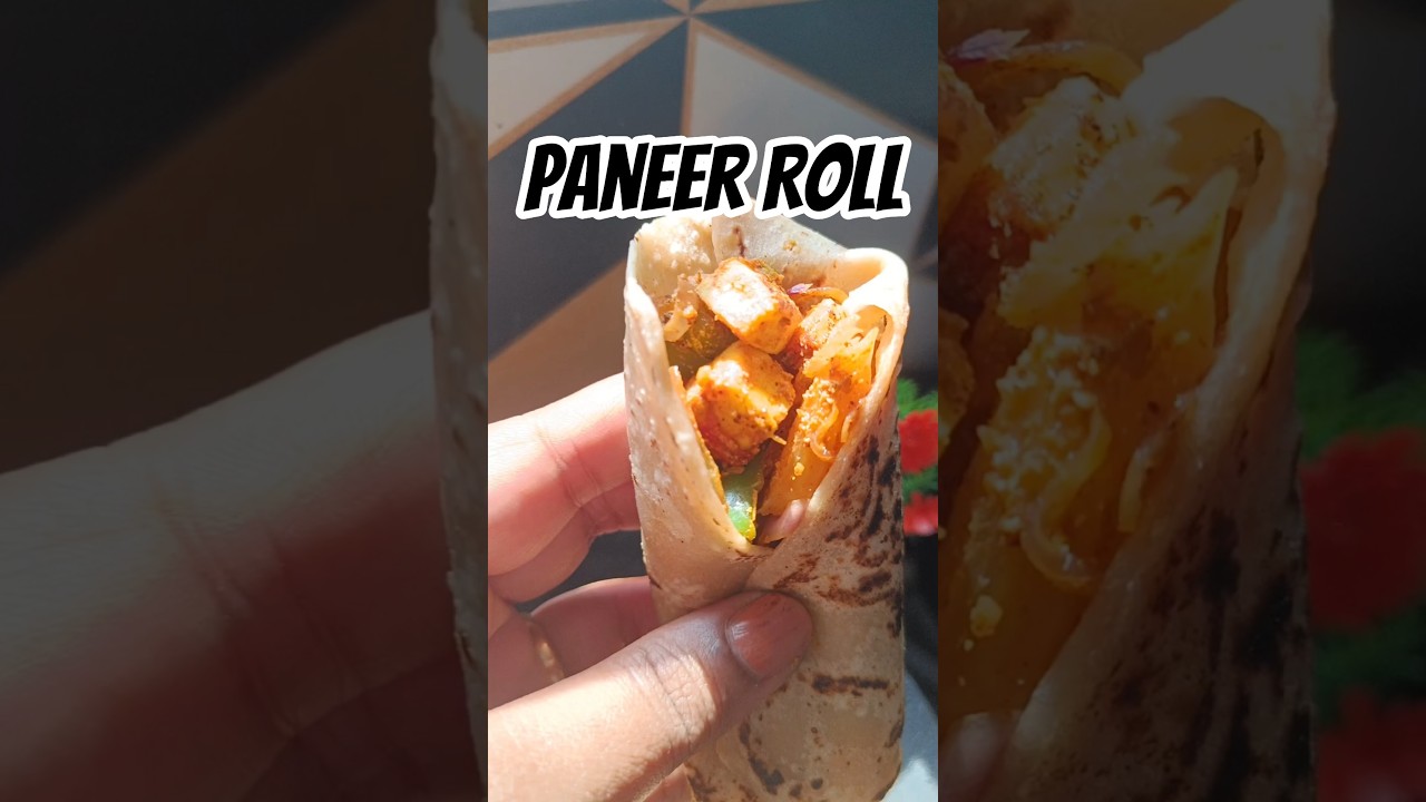High Protein Paneer Egg Roll