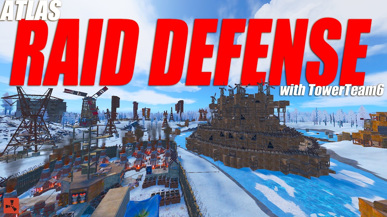 ABUSING the ATTACK HELI for RAID DEFENSE - Atlas US 2x monthly clan cup