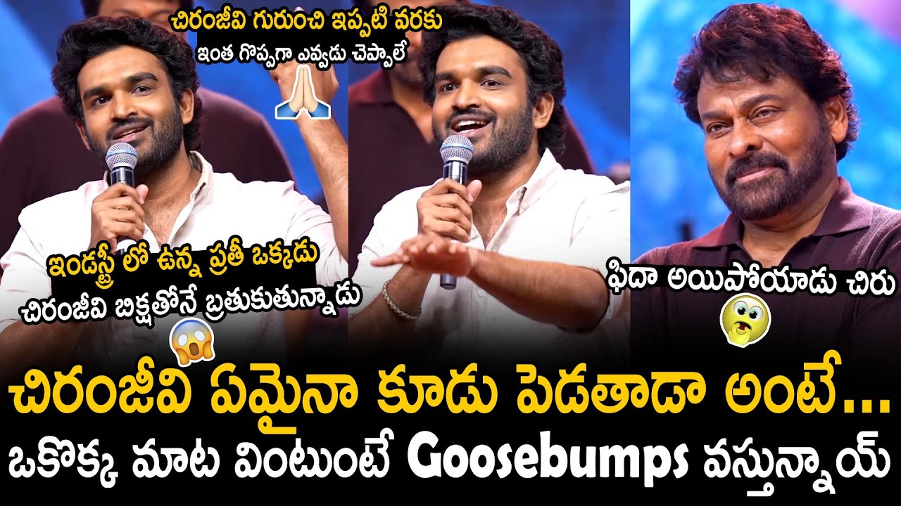 Chiranjeevi Fidaa Over Kiran Abbavaram Great Words At Chennai Love Story Pre Release Event | BM