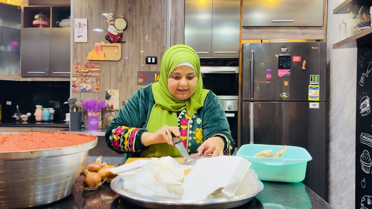 الاكل دلوقتي برأي  العيال راحت عليا خلاص 😂😁