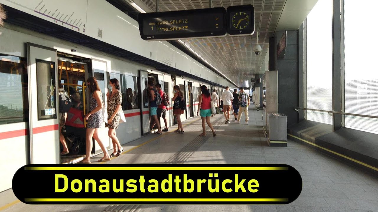 U-Bahn Station Donaustadtbrücke - Vienna 🇦🇹 - Walkthrough 🚶