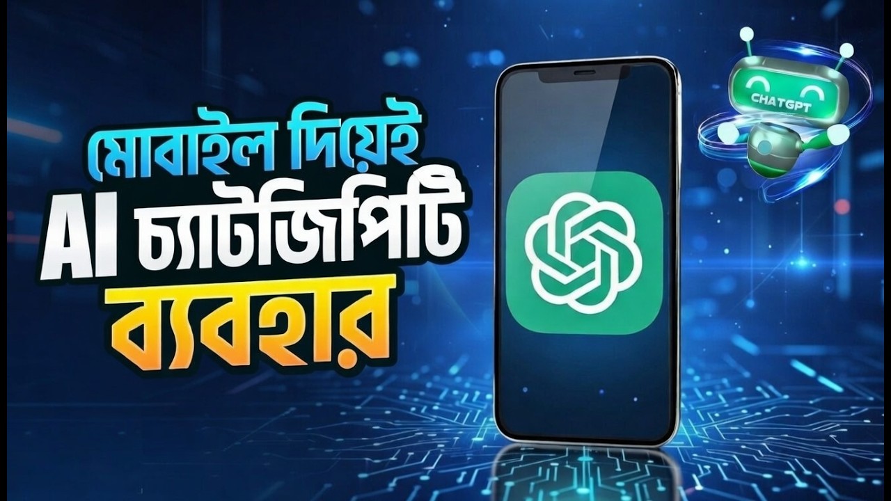 Chatgpt কিভাবে ব্যবহার করব | মোবাইল দিয়ে ChatGPT ব্যবহার করুন | Chatgpt Use Mobail bangla
