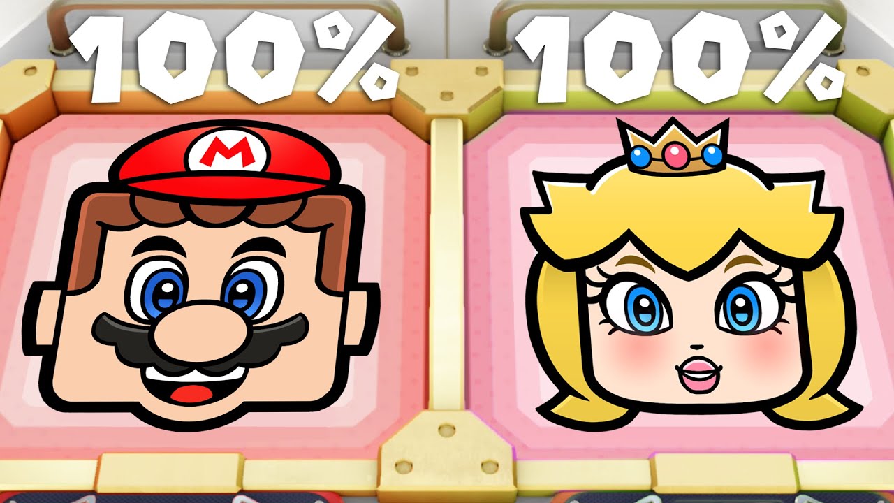 Super Mario Party MiniGames - Mario Vs Luigi Vs Peach Vs Diddy Kong (Master Cpu)