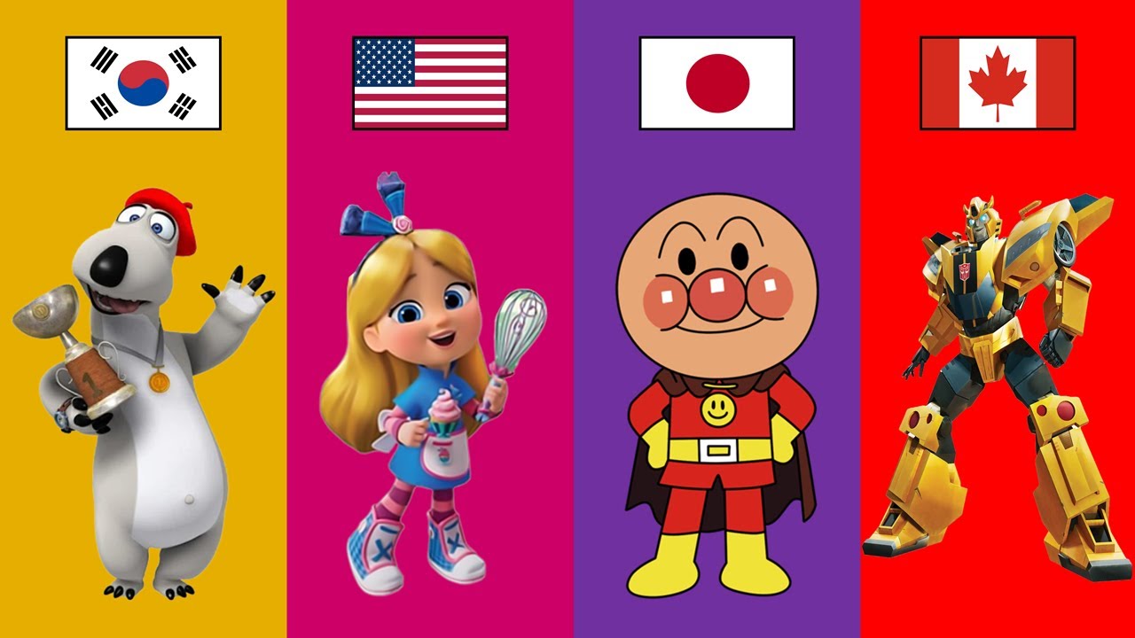Cartoons From Different Countries | Pt.18