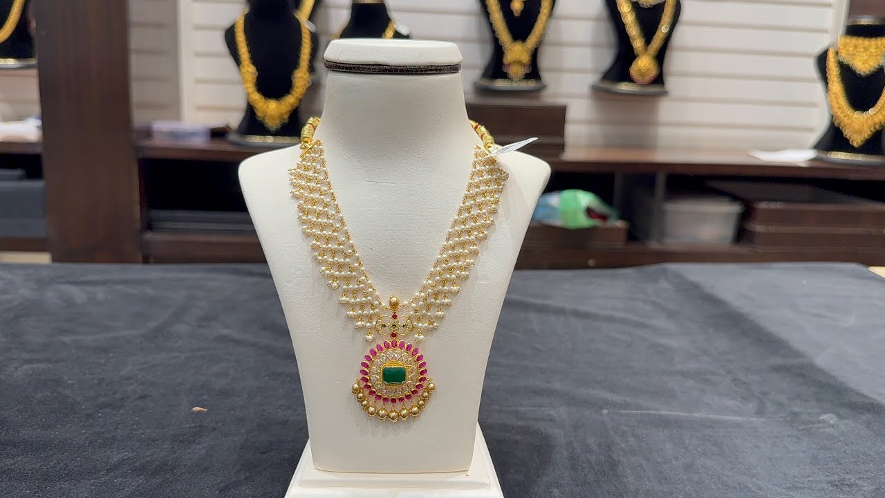 🔥 కేవలం 6 గ్రాముల లో నెక్లెస్ Lightweight #Necklace Designs Under 20gms #southindianjewellery #gold
