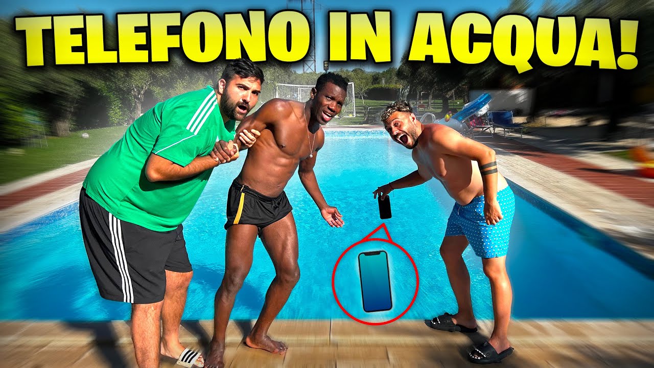 😂📲 BUTTIAMO IL TELEFONO IN ACQUA A GILBERT NANA IN VILLA ELITES!