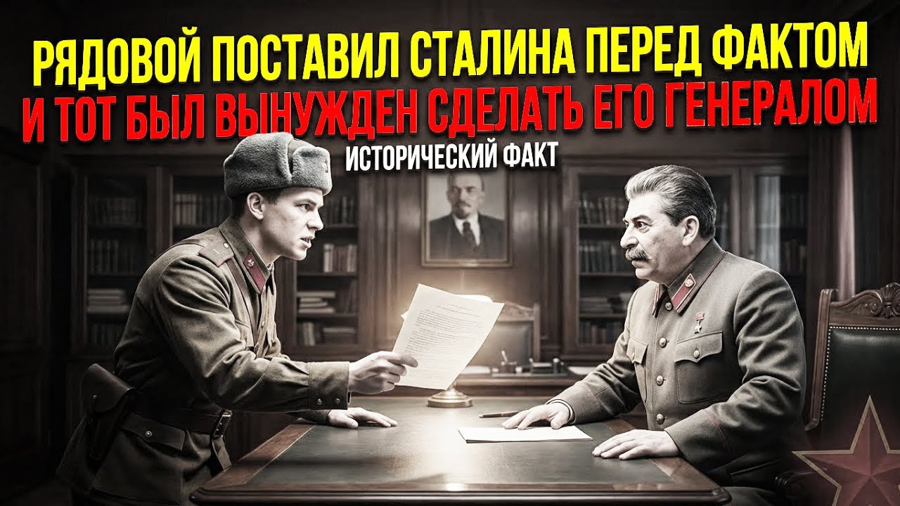 Вошел к СТАЛИНУ солдатом, а вышел ГЕНЕРАЛОМ! Почему даже после Победы его имя произносили с опаской?