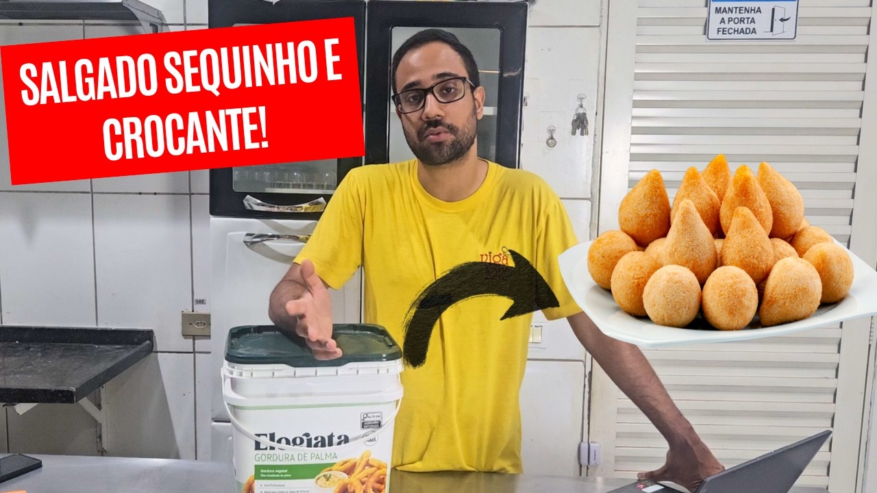 Como Fazer pra Deixar os Salgados Sequinhos