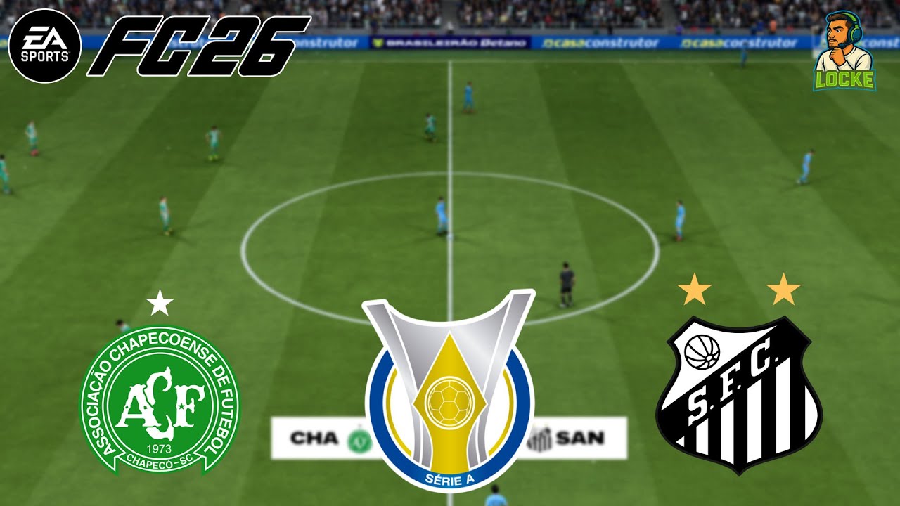 EA FC 26 | CHAPECOENSE X SANTOS | CAMPEONATO BRASILEIRO | 1ª RODADA DO BRASILEIRÃO