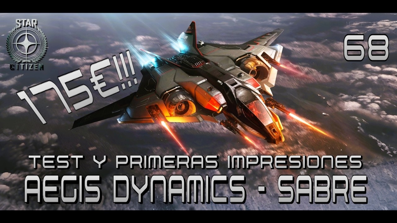 🔴68 STAR CITIZEN 🚀(175€) AEGIS SABRE en 2026 🛰️TEST Y PRIMER CONTACTO☕ CAFÉ Y GAMEPLAY INMERSIVO🔥